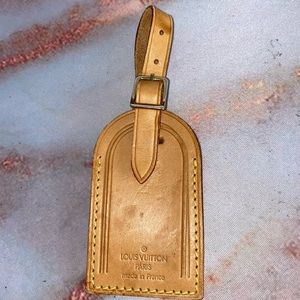 Authentic Louis Vuitton Luggage Tag